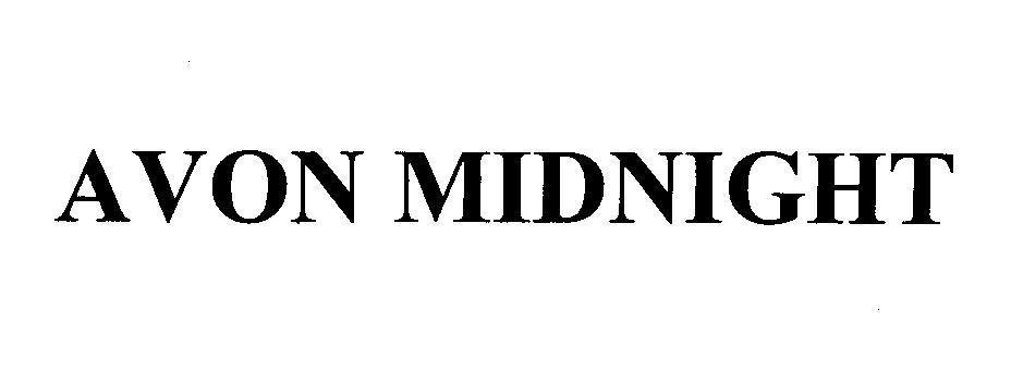 Mẫu nhãn hiệu AVON MIDNIGHT