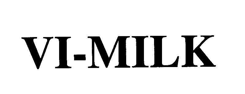 Mẫu nhãn hiệu VI-MILK VI MILK