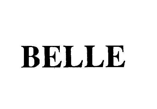 Mẫu nhãn hiệu BELLE