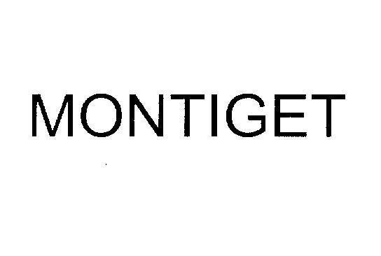Mẫu nhãn hiệu MONTIGET