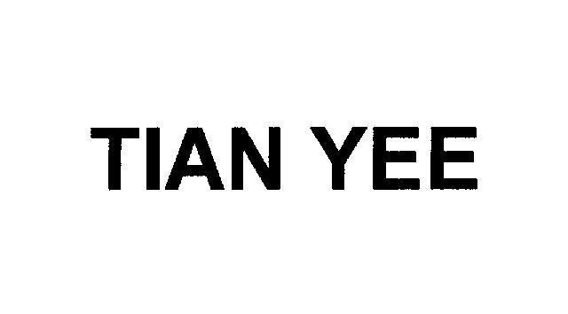Mẫu nhãn hiệu TIAN YEE