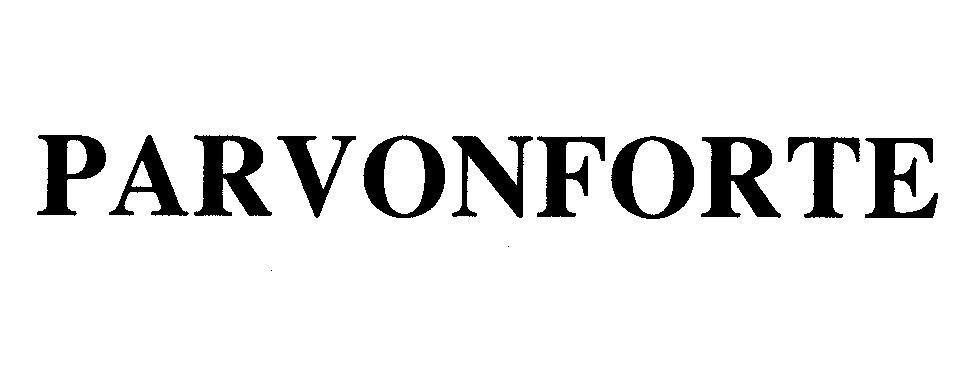 Mẫu nhãn hiệu PARVONFORTE
