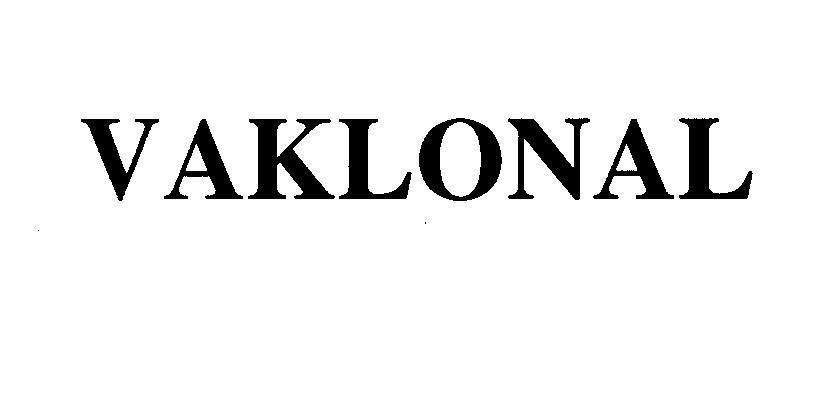 Mẫu nhãn hiệu VAKLONAL