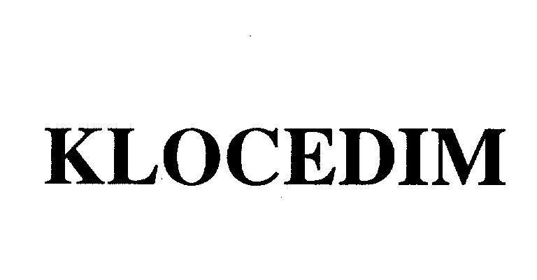 Mẫu nhãn hiệu KLOCEDIM