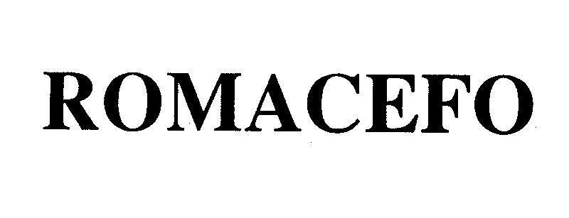 Mẫu nhãn hiệu ROMACEFO