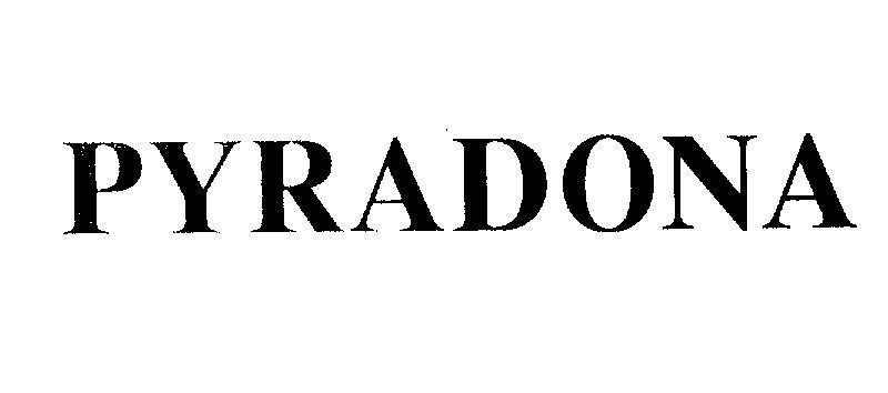 Mẫu nhãn hiệu PYRADONA