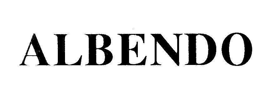 Mẫu nhãn hiệu ALBENDO