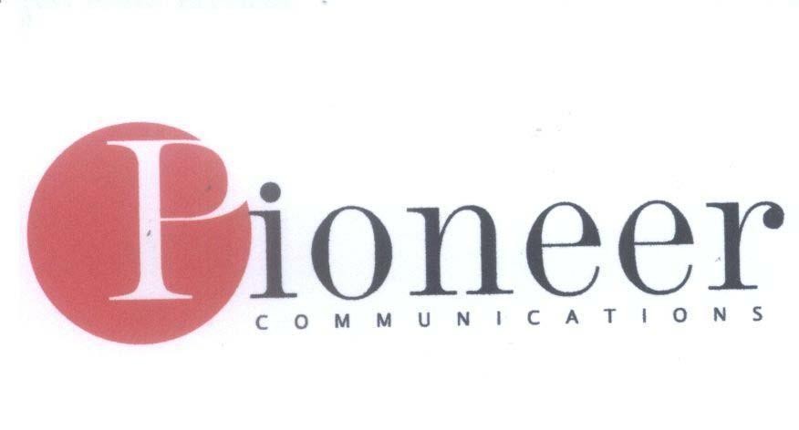 Mẫu nhãn hiệu PIONEER COMMUNICATIONS