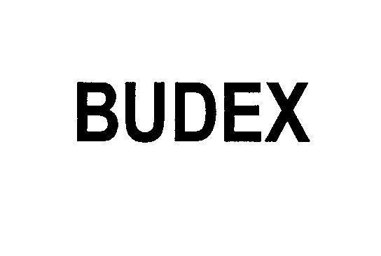 Mẫu nhãn hiệu BUDEX