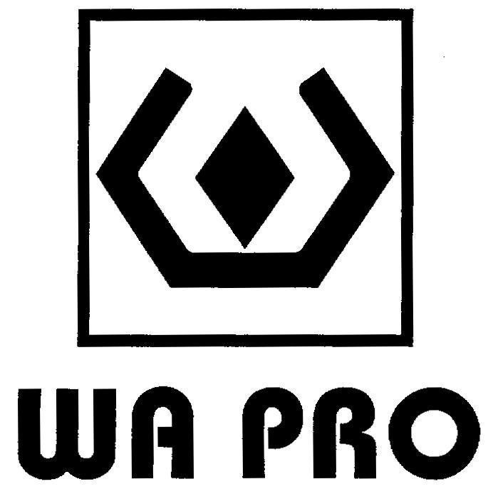 Mẫu nhãn hiệu WA PRO