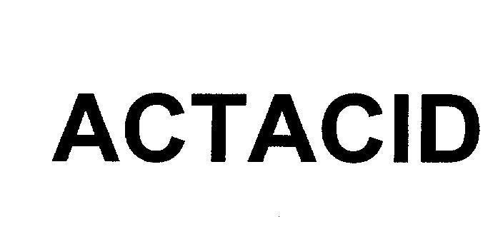 Mẫu nhãn hiệu ACTACID