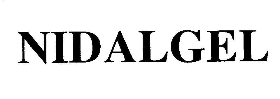 Mẫu nhãn hiệu NIDALGEL