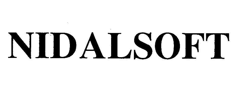 Mẫu nhãn hiệu NIDALSOFT