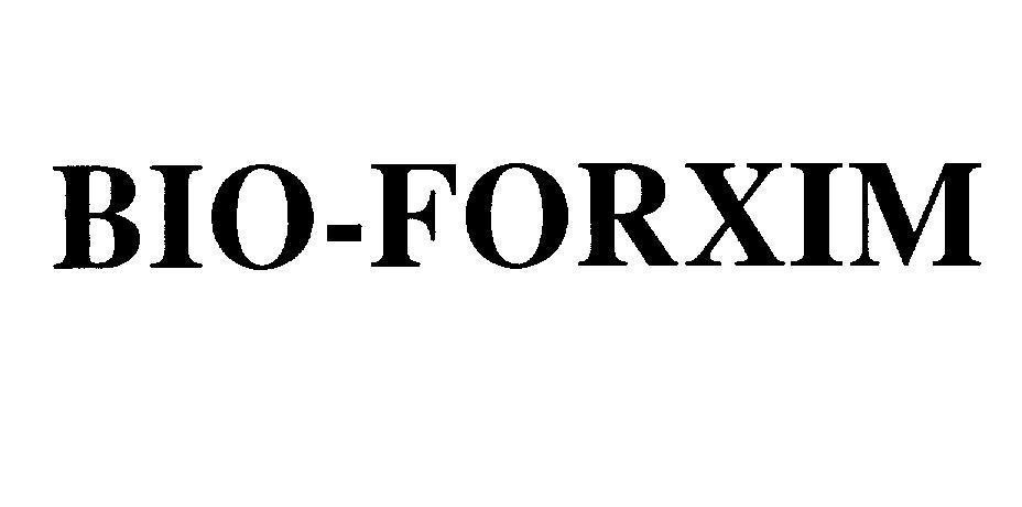 Mẫu nhãn hiệu BIO-FORXIM