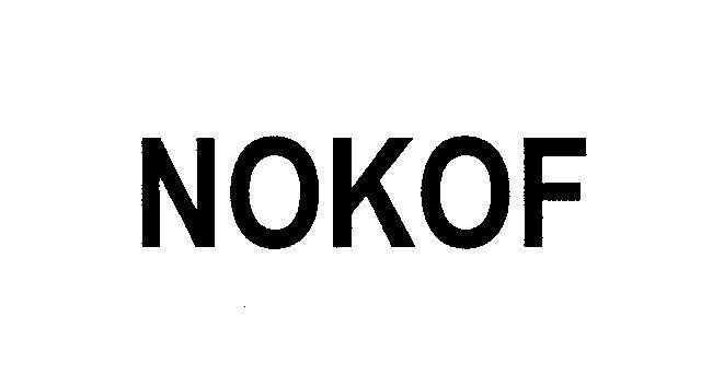 Mẫu nhãn hiệu NOKOF