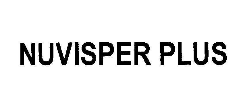 Mẫu nhãn hiệu NUVISPER PLUS