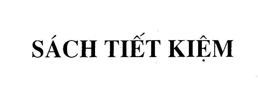Mẫu nhãn hiệu Sách tiết kiệm