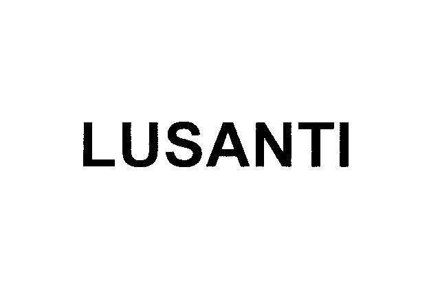 Mẫu nhãn hiệu LUSANTI