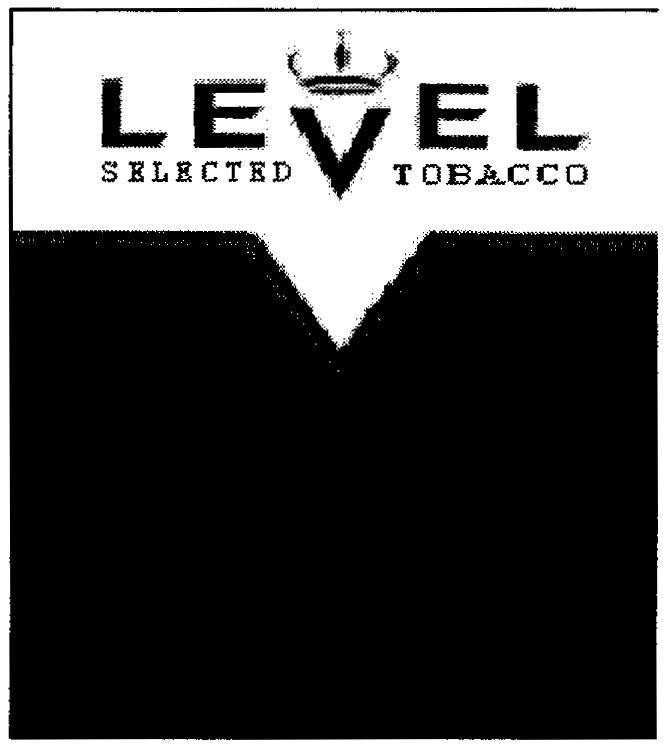 Mẫu nhãn hiệu V LEVEL SELECTED TOBACCO