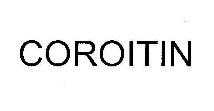 Mẫu nhãn hiệu COROITIN