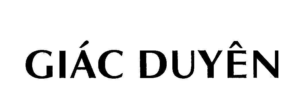 Mẫu nhãn hiệu Giác duyên