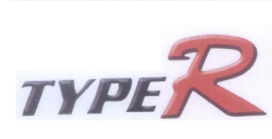 Mẫu nhãn hiệu TYPER TYPE R
