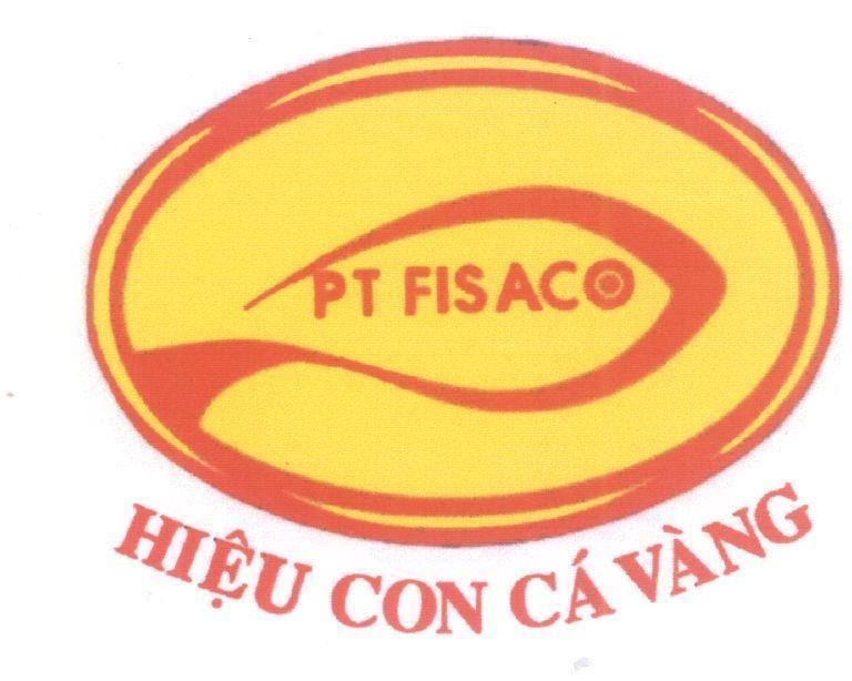 Mẫu nhãn hiệu PT FISACO Hiệu con cá vàng