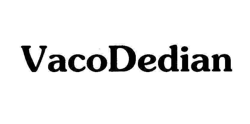 Mẫu nhãn hiệu VacoDedian