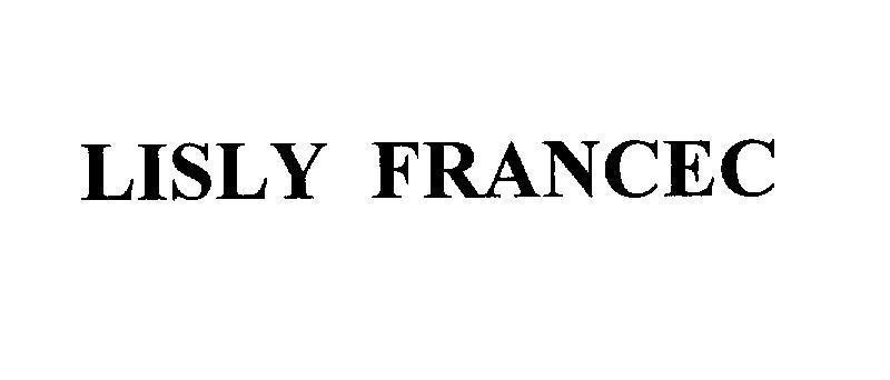 Mẫu nhãn hiệu LISLY FRANCEC