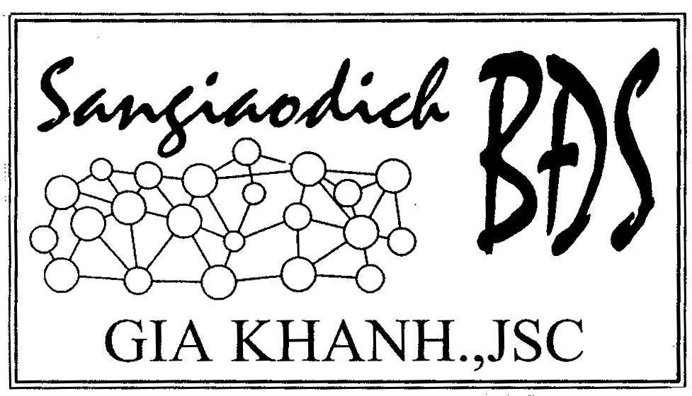 Mẫu nhãn hiệu Sangiaodich BĐS GIA KHANH., JSC