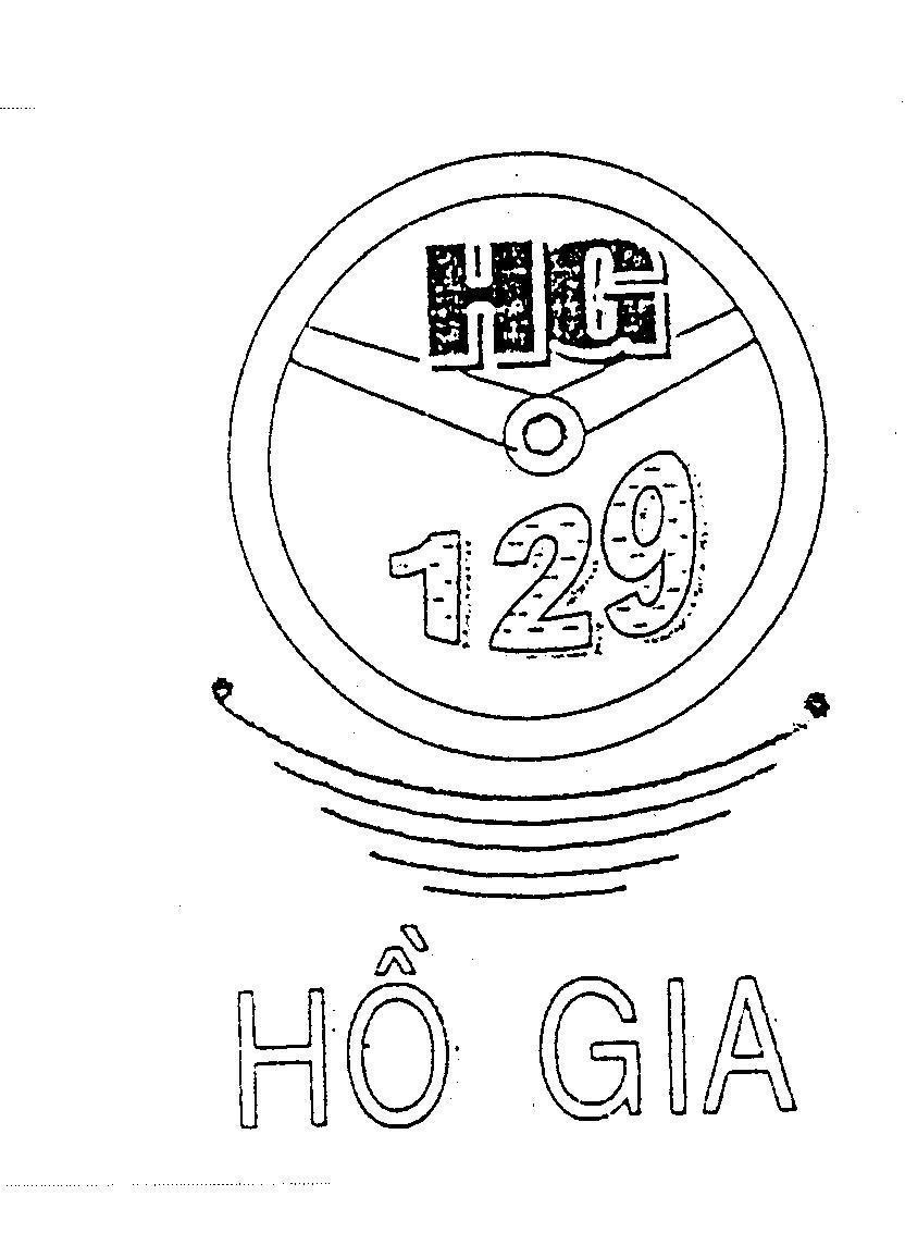 Mẫu nhãn hiệu HG 129 Hồ Gia