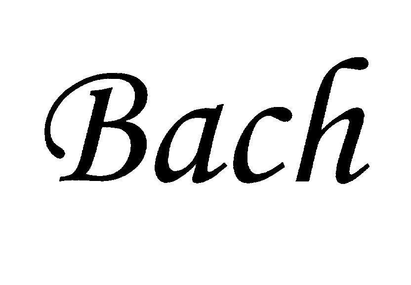 Mẫu nhãn hiệu BACH