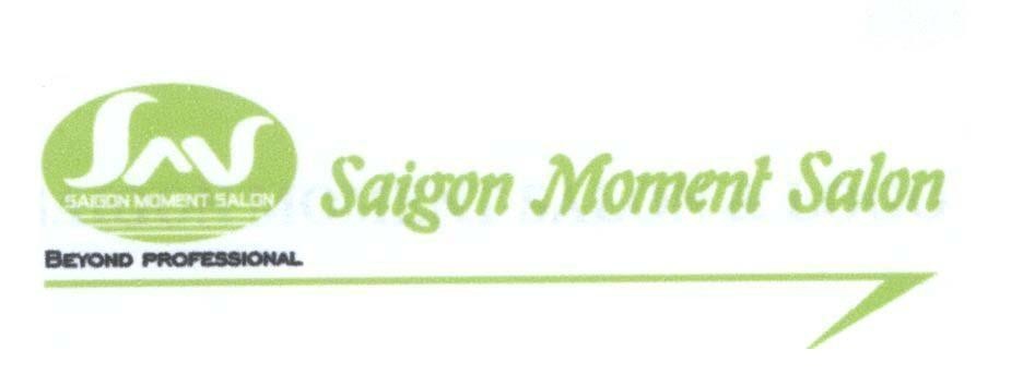 Mẫu nhãn hiệu SAIGON MOMENT SALON SMS BEYOND PROFESSIONAL
