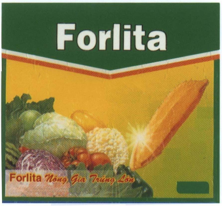 Mẫu nhãn hiệu FORLITA Nông Gia Trúng Lớn