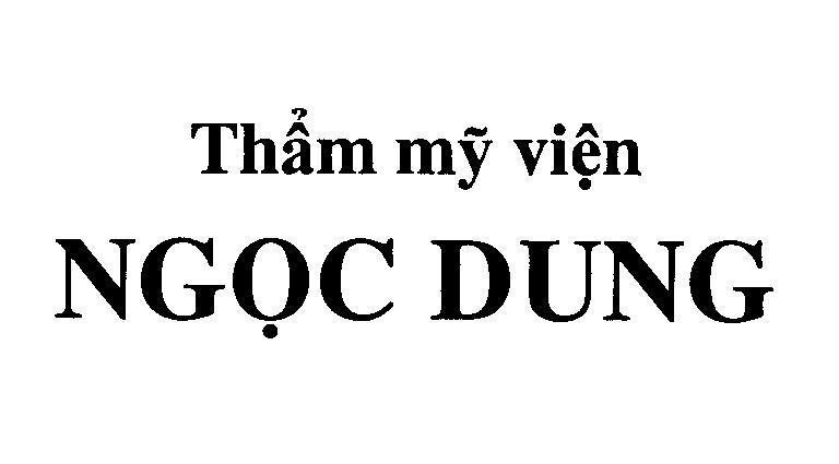 Mẫu nhãn hiệu Thẩm mỹ viện Ngọc Dung
