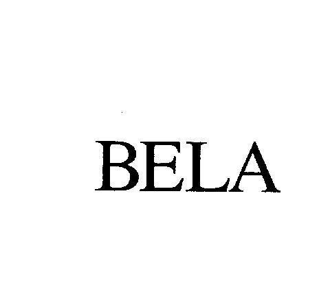 Mẫu nhãn hiệu BELA