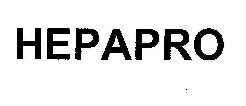 Mẫu nhãn hiệu HEPAPRO