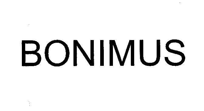 Mẫu nhãn hiệu BONIMUS