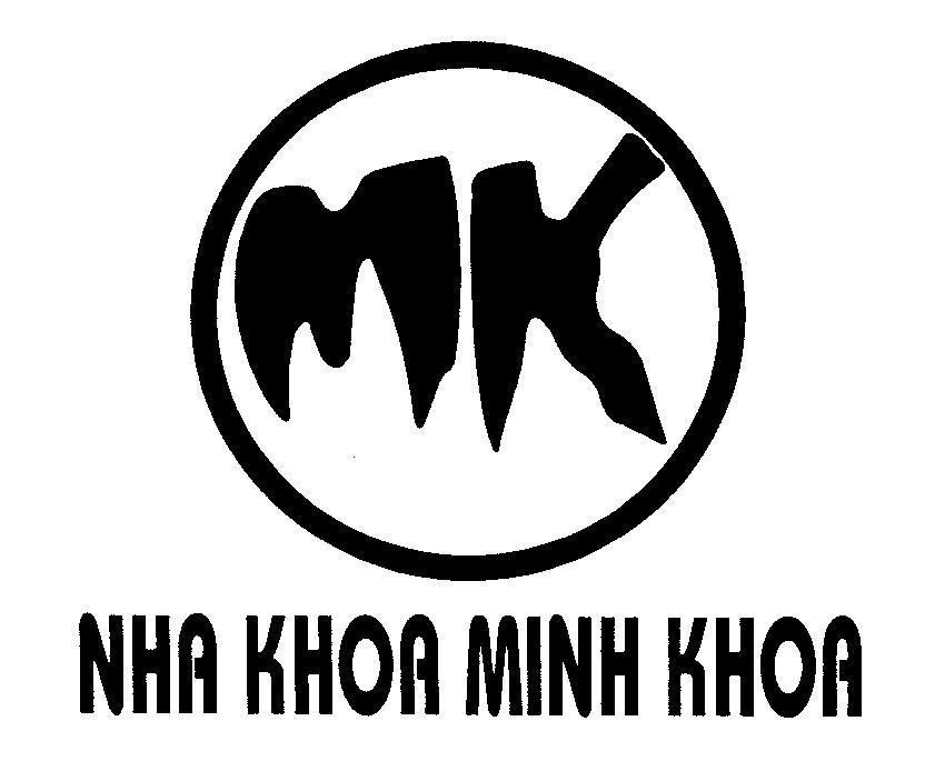 Mẫu nhãn hiệu MK NHA KHOA MINH KHOA