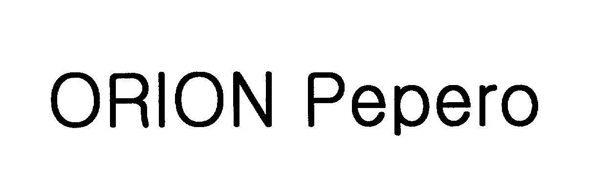 Mẫu nhãn hiệu ORION PEPERO