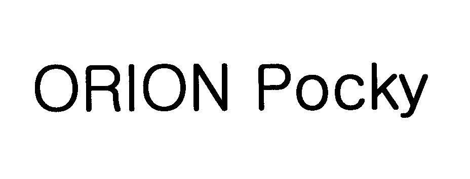 Mẫu nhãn hiệu ORION POCKY