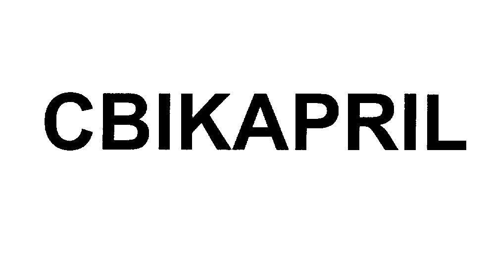 Mẫu nhãn hiệu CBIKAPRIL