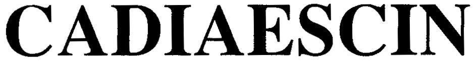 Mẫu nhãn hiệu CADIAESCIN