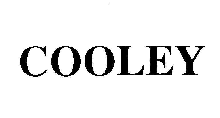 Mẫu nhãn hiệu COOLEY