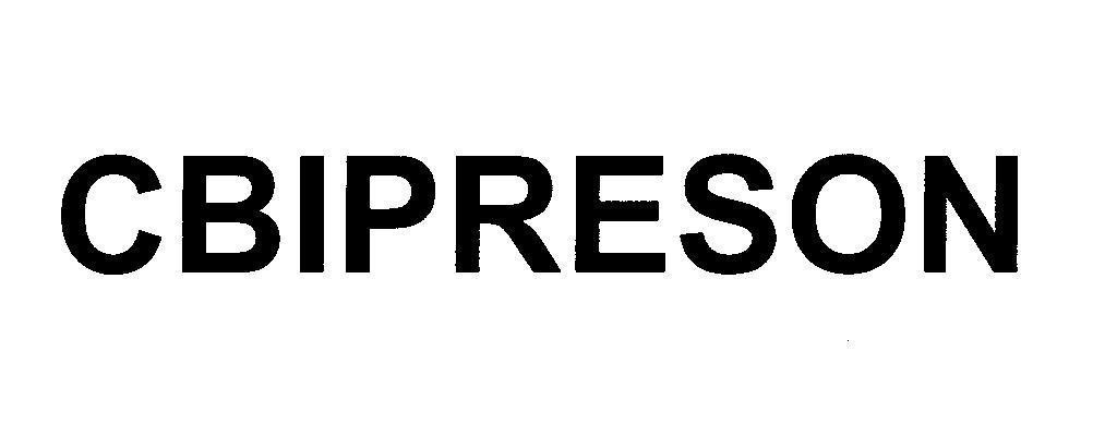 Mẫu nhãn hiệu CBIPRESON