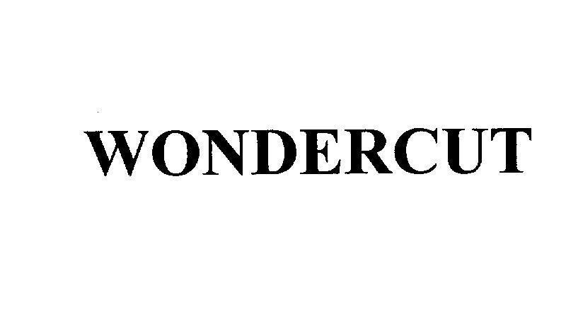 Mẫu nhãn hiệu WONDERCUT