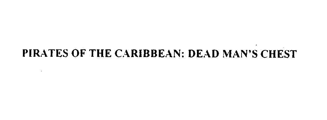 Mẫu nhãn hiệu PIRATES OF THE CARIBBEAN: DEAD MAN'S CHEST