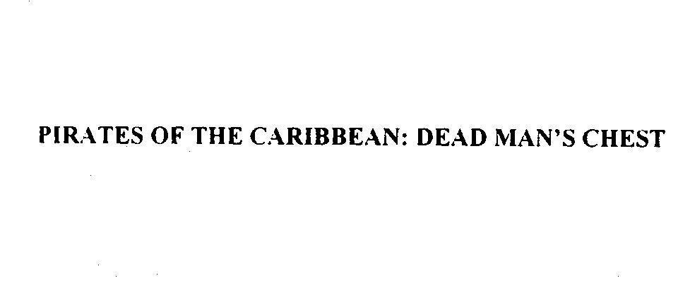 Mẫu nhãn hiệu PIRATES OF THE CARIBBEAN: DEAD MAN'S CHEST