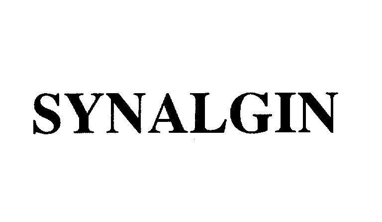 Mẫu nhãn hiệu SYNALGIN