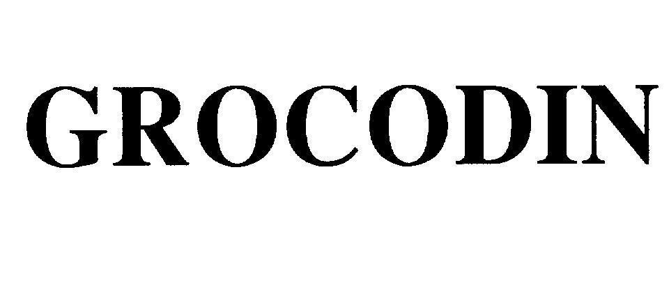 Mẫu nhãn hiệu GROCODIN